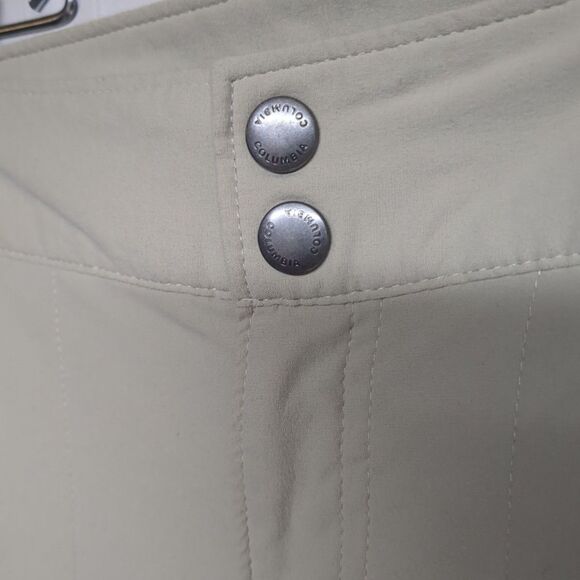 Columbia Trail Pants Wm 6 Omni-Shield Advanced Repellency Outdoors Active Beige - Picture 13 of 13